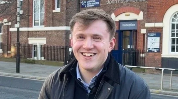 Samuel Trowler smiling.