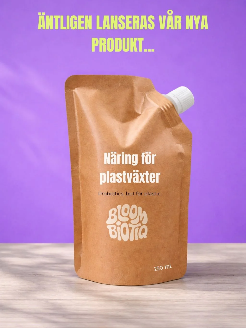 Ni vet s&auml;kert om att vi haft lite motg&aring;ngar i utvecklingen av v&aring;r probiotiska v&auml;xtn&auml;ring, s&aring; nu byter vi riktning helt och b&ouml;rjar med n&auml;ring till plastv&auml;xter ist&auml;llet, dagen till &auml;ra! #bloombi