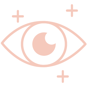 Icon eines Auges mit Pluszeichen für erhöhte Sichtbarkeit in allen Folgen