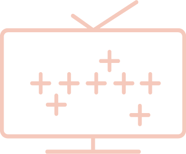 Icon eines Fernsehers mit Pluszeichen für 294 Trailer und Sponsorenpräsenz