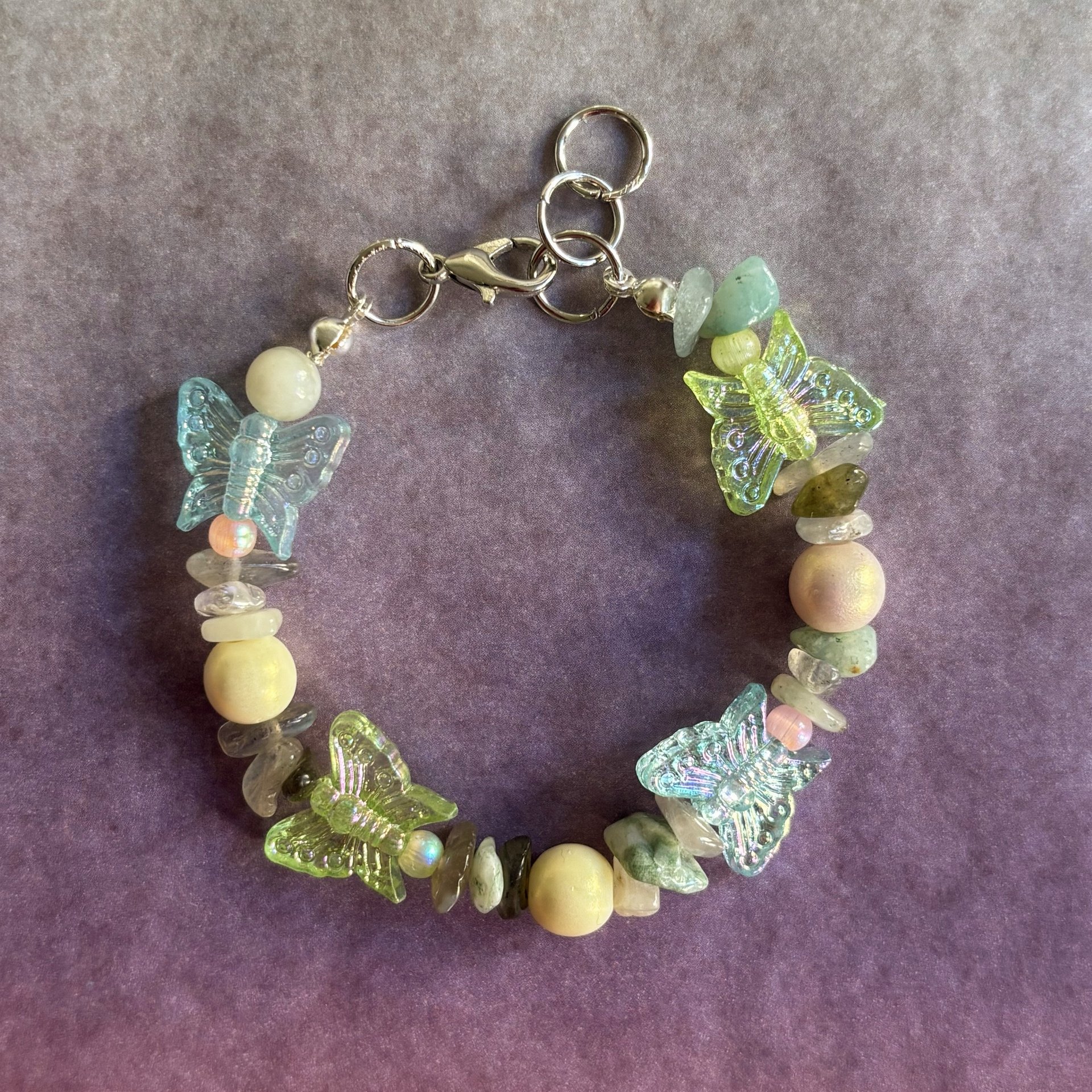 butterfly fountain bracelet