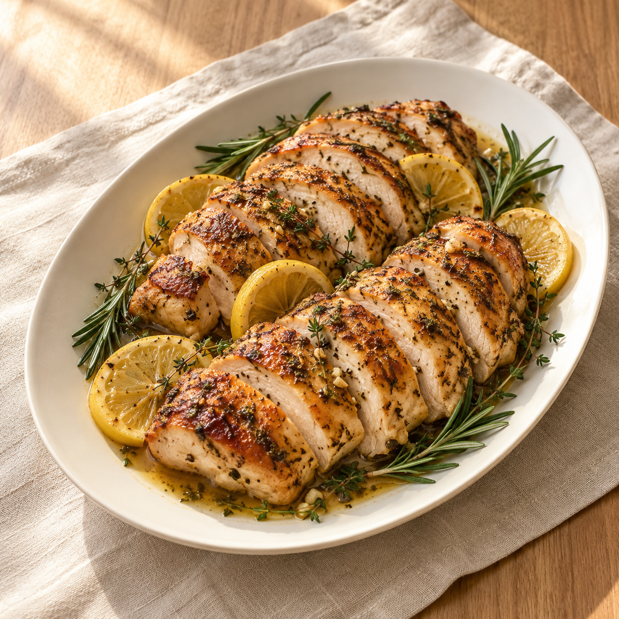 Lemon Herb Roasted Chicken