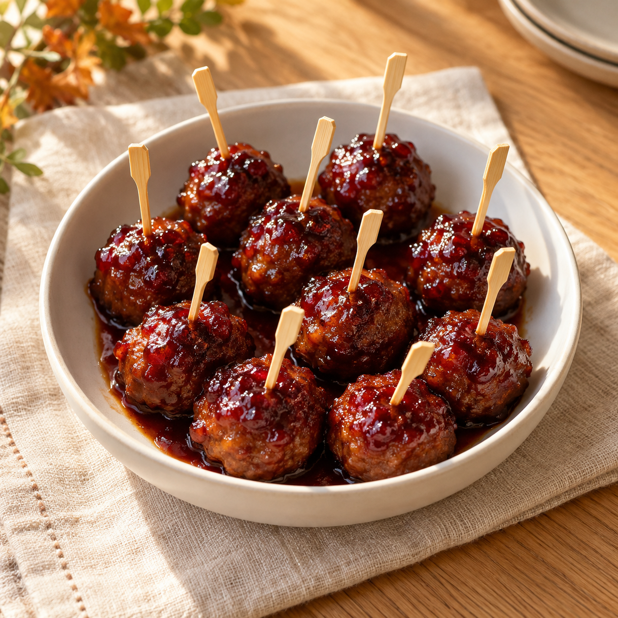 Cranberry BBQ Meatballs