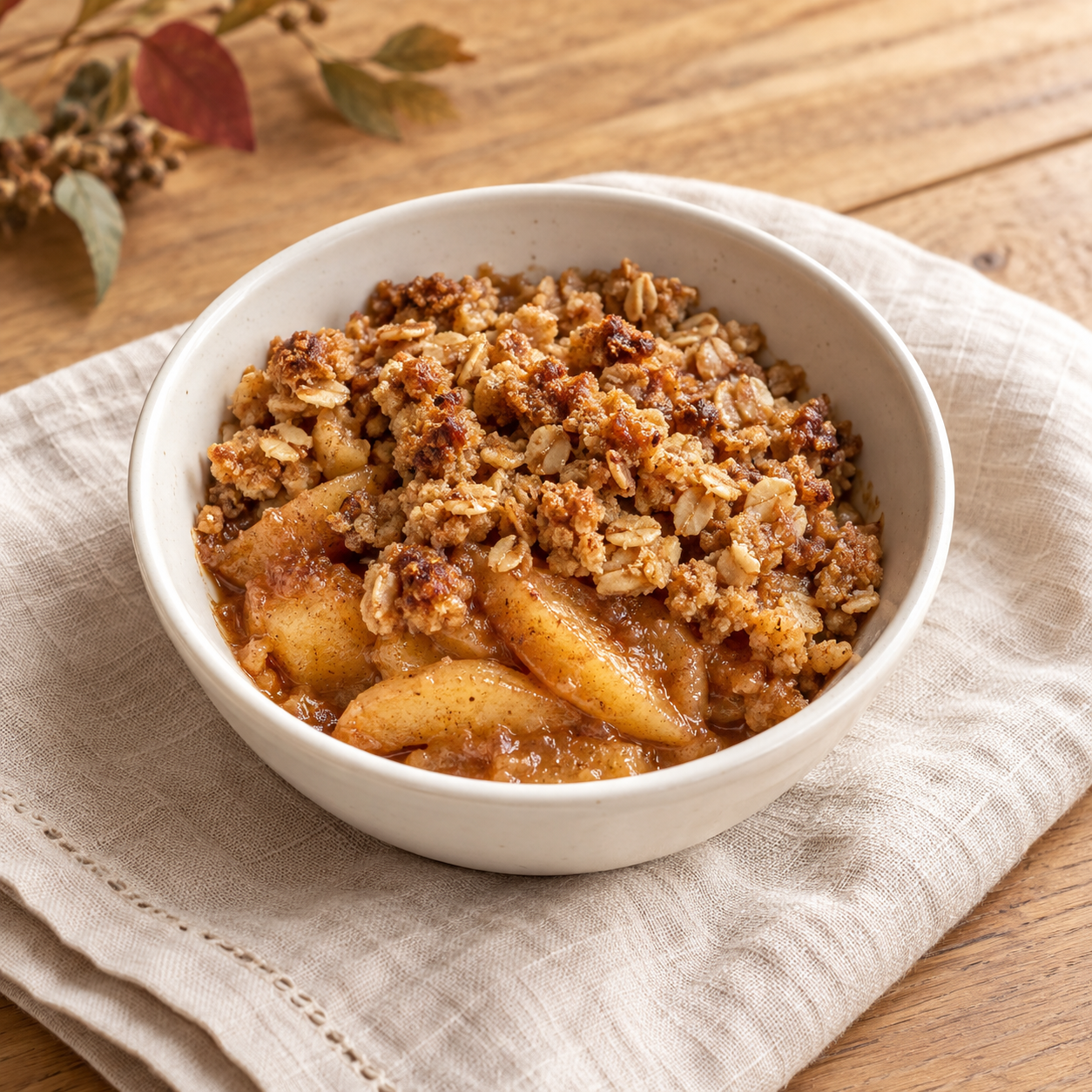 Cinnamon Apple Crisp