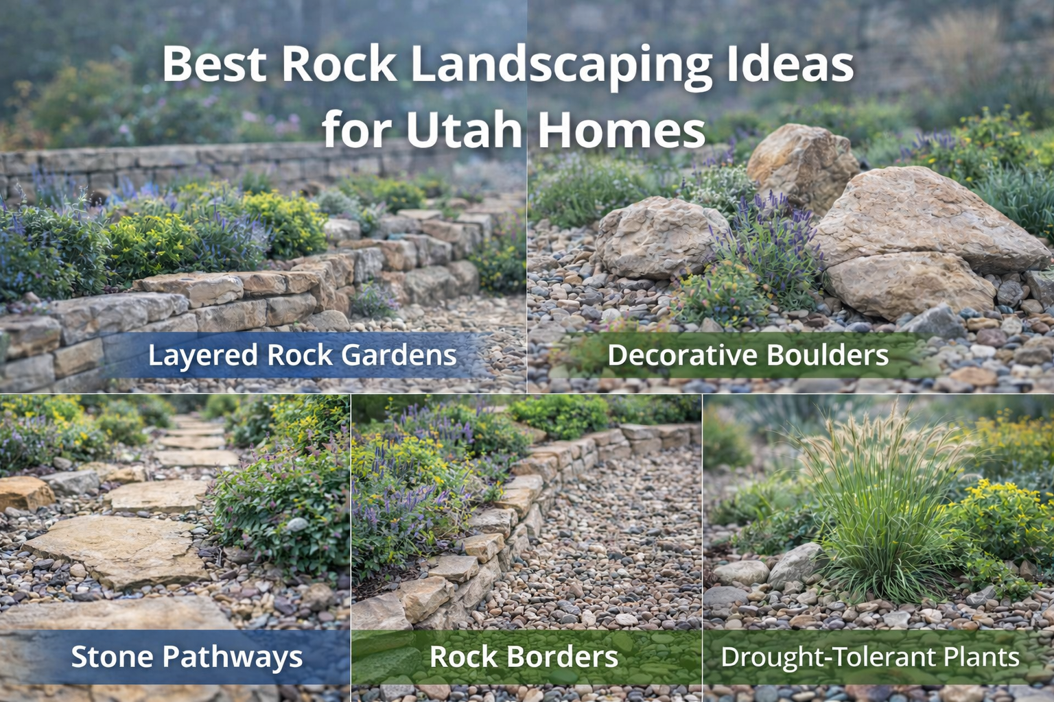 Best Rock Landscaping Ideas for Utah Homes