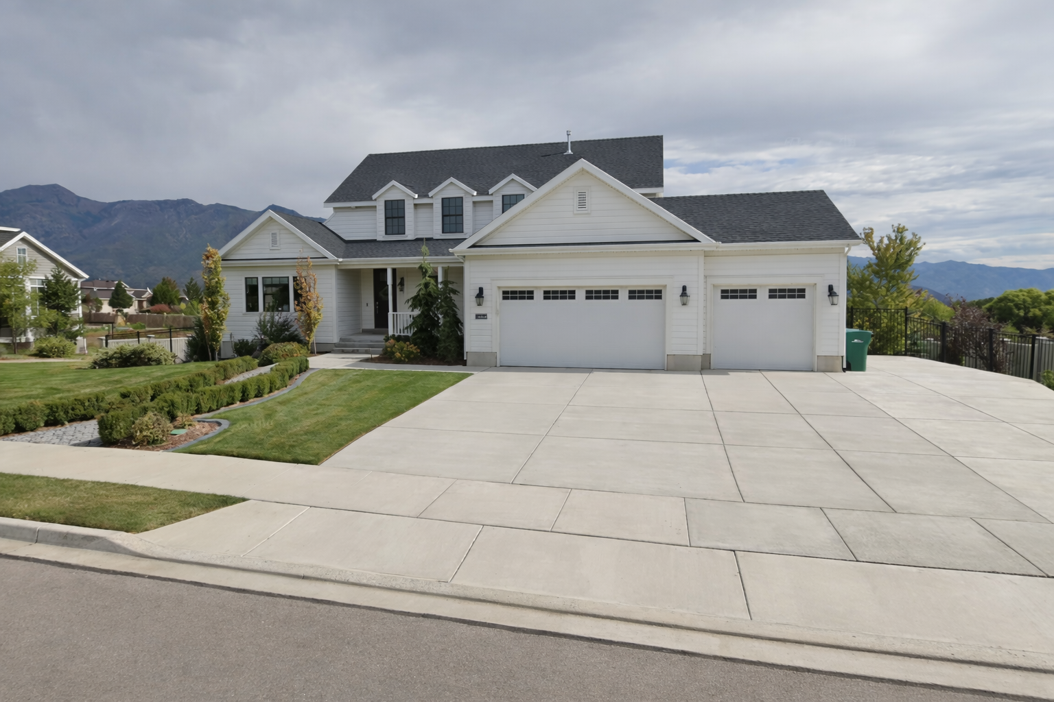 A home in Highland, Utah that got mowed by Schoonover Landscaping