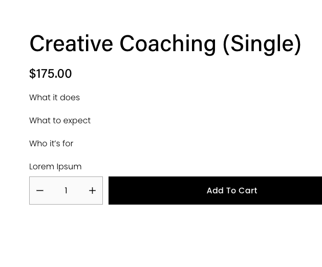 Creative Coaching (Single)