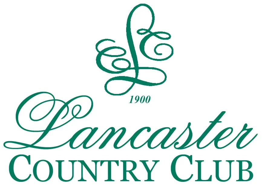 Lancaster Country Club logo with a stylized letter 'L' and the year 1900.