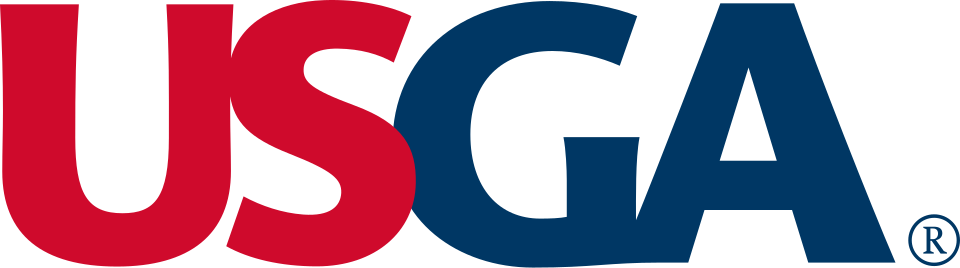The USGA logo in red and blue with a registered trademark symbol.