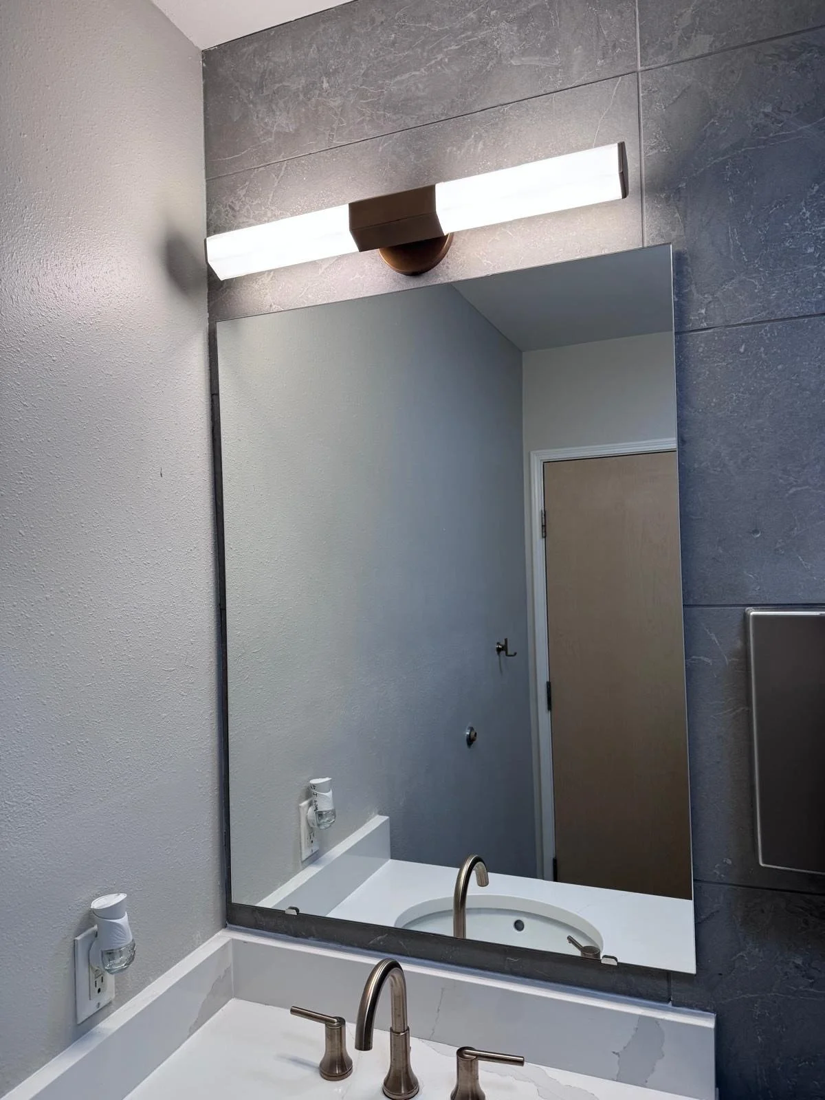 BATHROOM MIRROR INSTALLATION