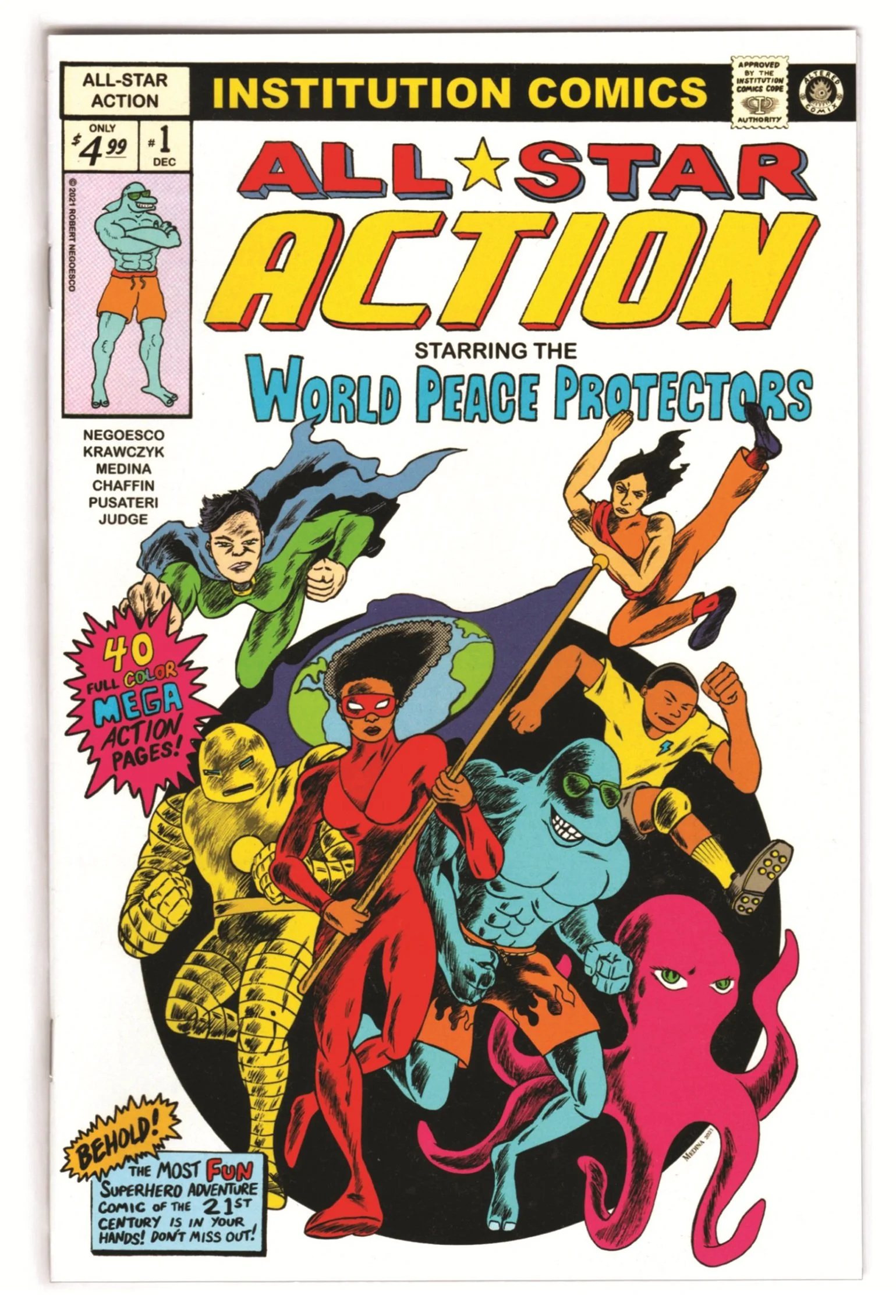 ALL★STAR ACTION #1 - Starring the World Peace Protectors