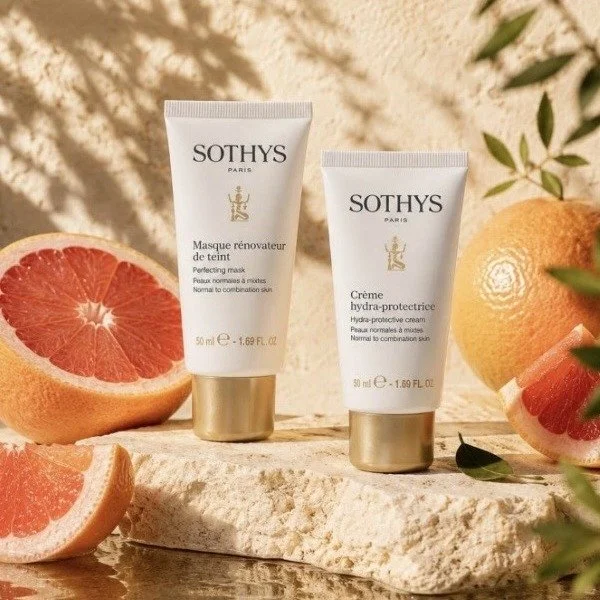 Vitaminų duetas – Sothys kaukė ir kremas su greipfrutais