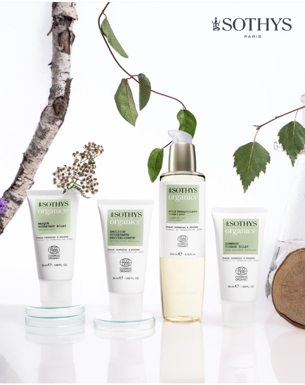 Sothys Organics® ritualas namuose