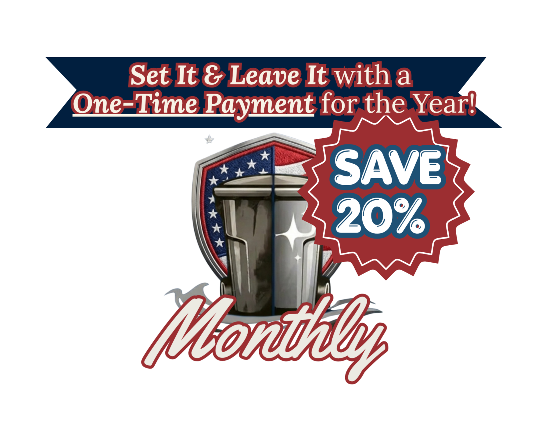 Monthly Maintenance: A One-Time Payment