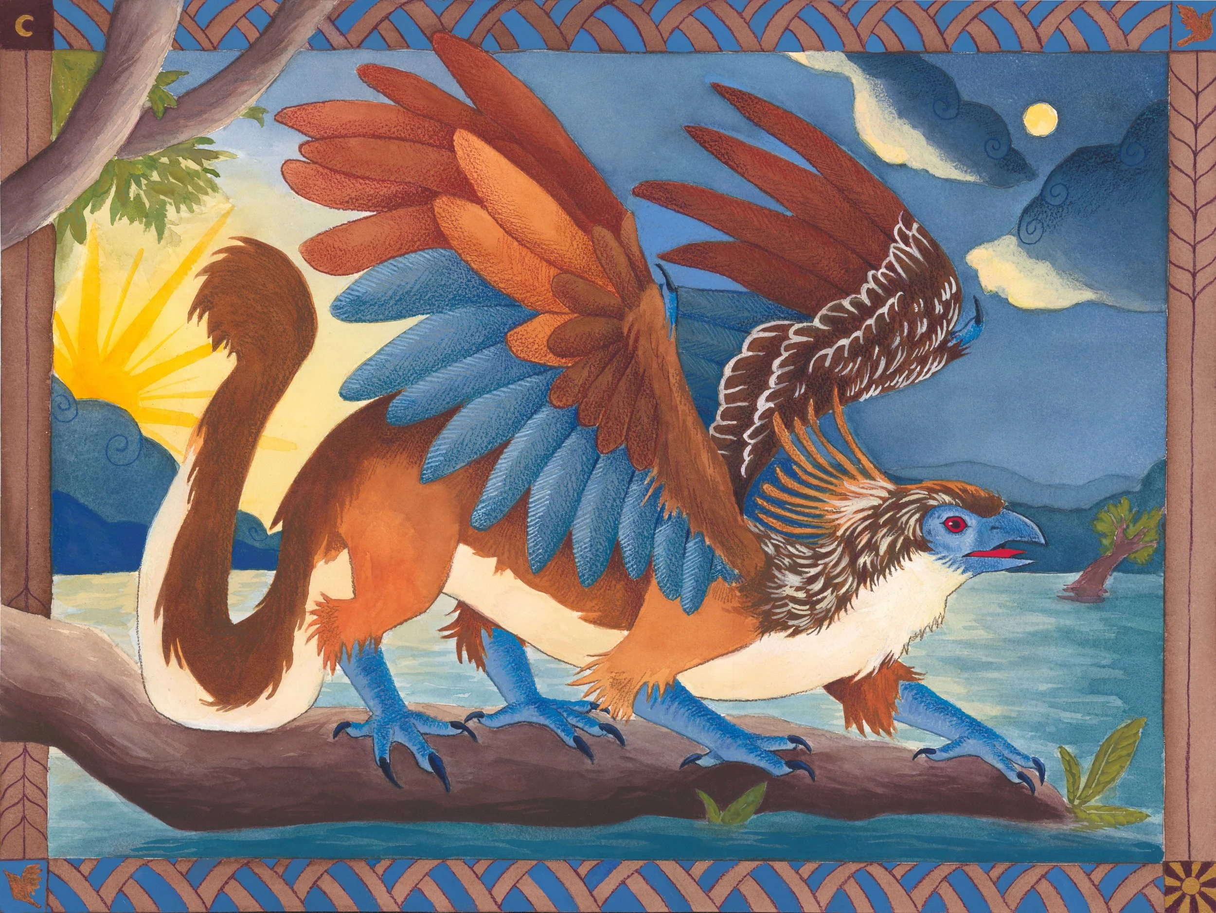 Chiminigagua
Watercolor, gouache, colored pencil on paper
18x24 inches