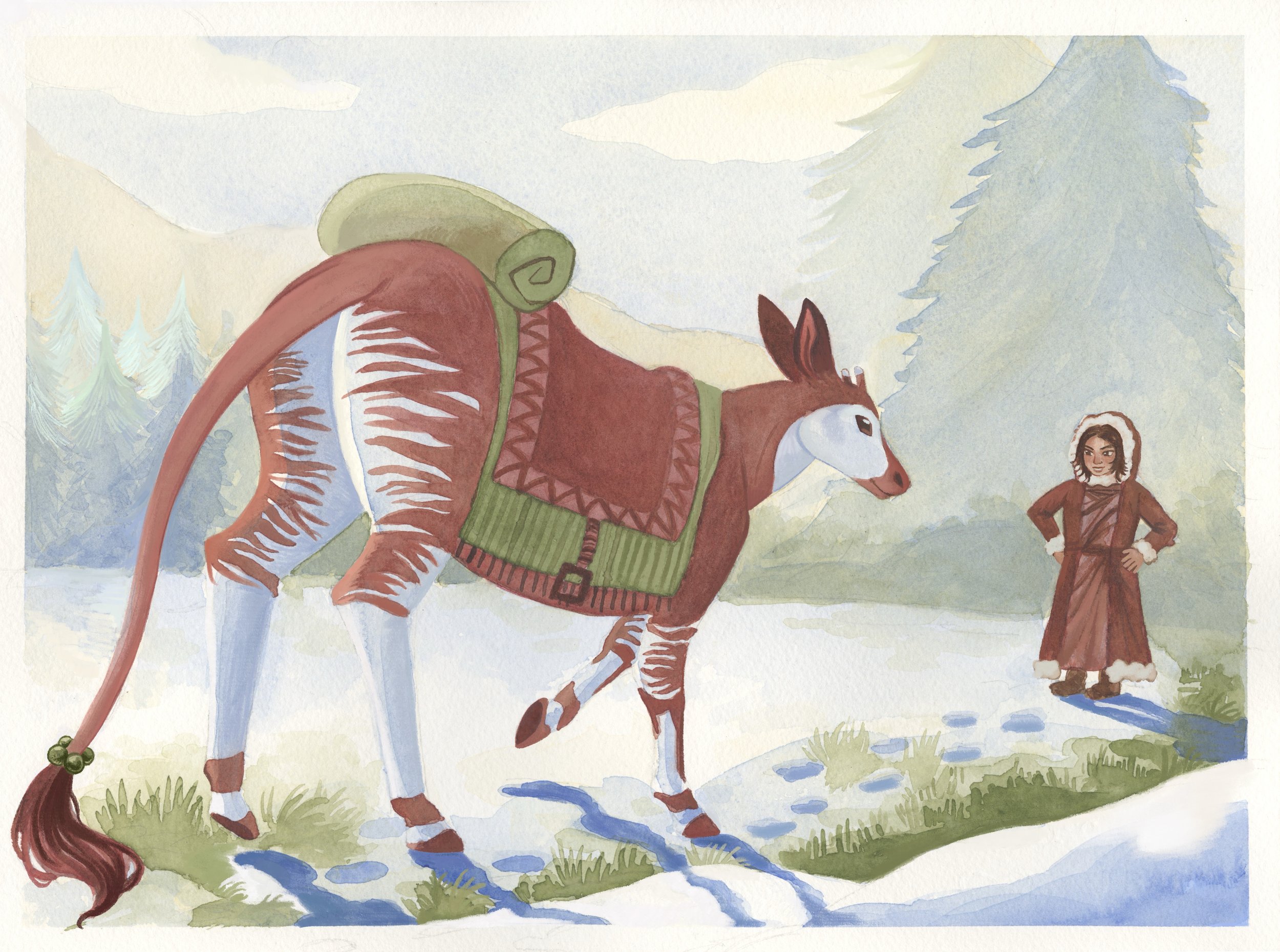 Travelers
Watercolor, digital
11x15 inches