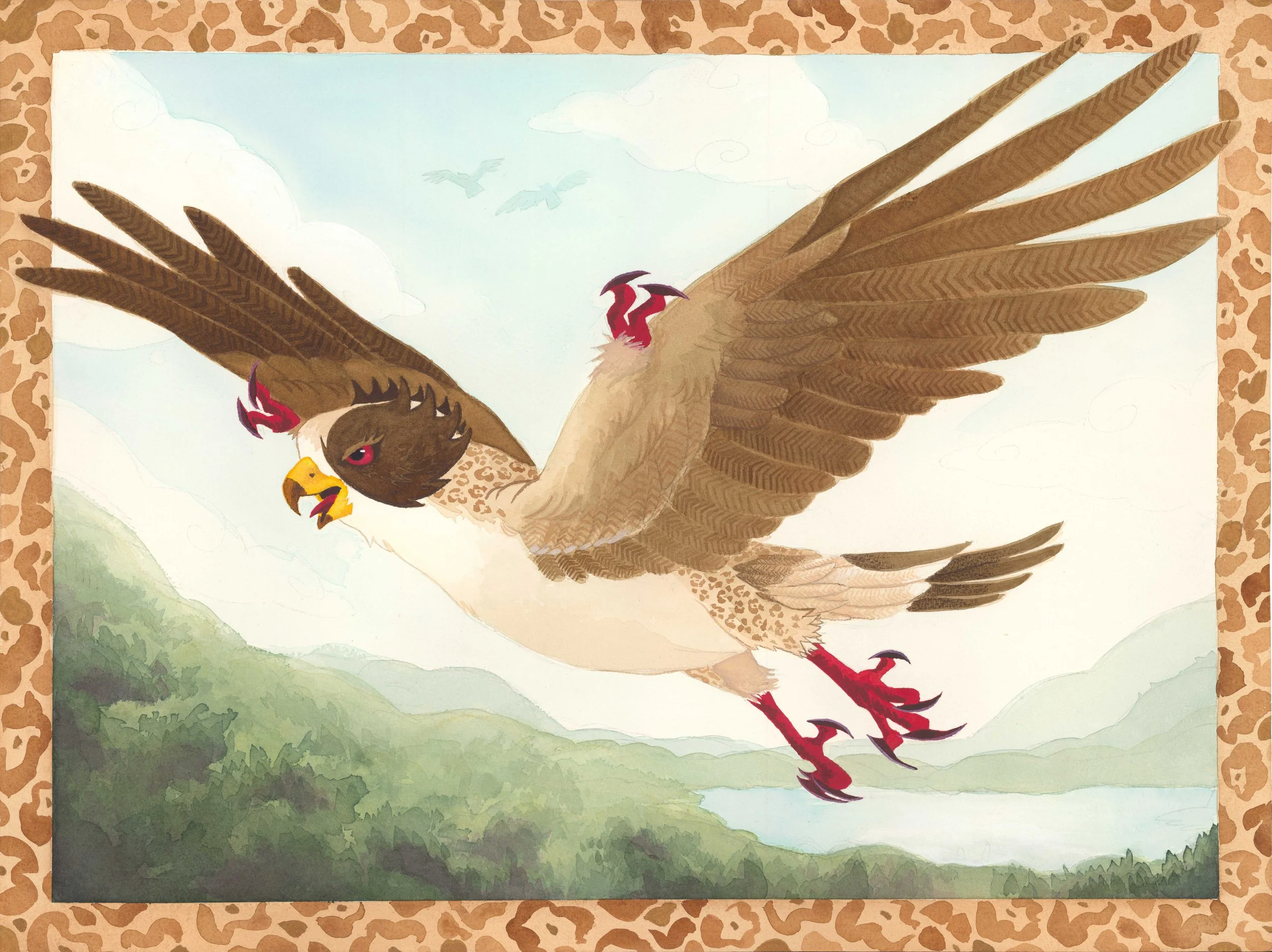 Chibafruime
Watercolor, gouache, colored pencil on paper
18x24 inches