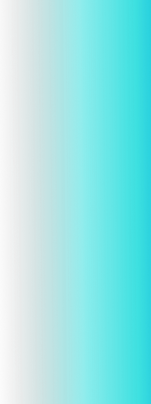 Gradient background transitioning from black on the left to turquoise on the right.
