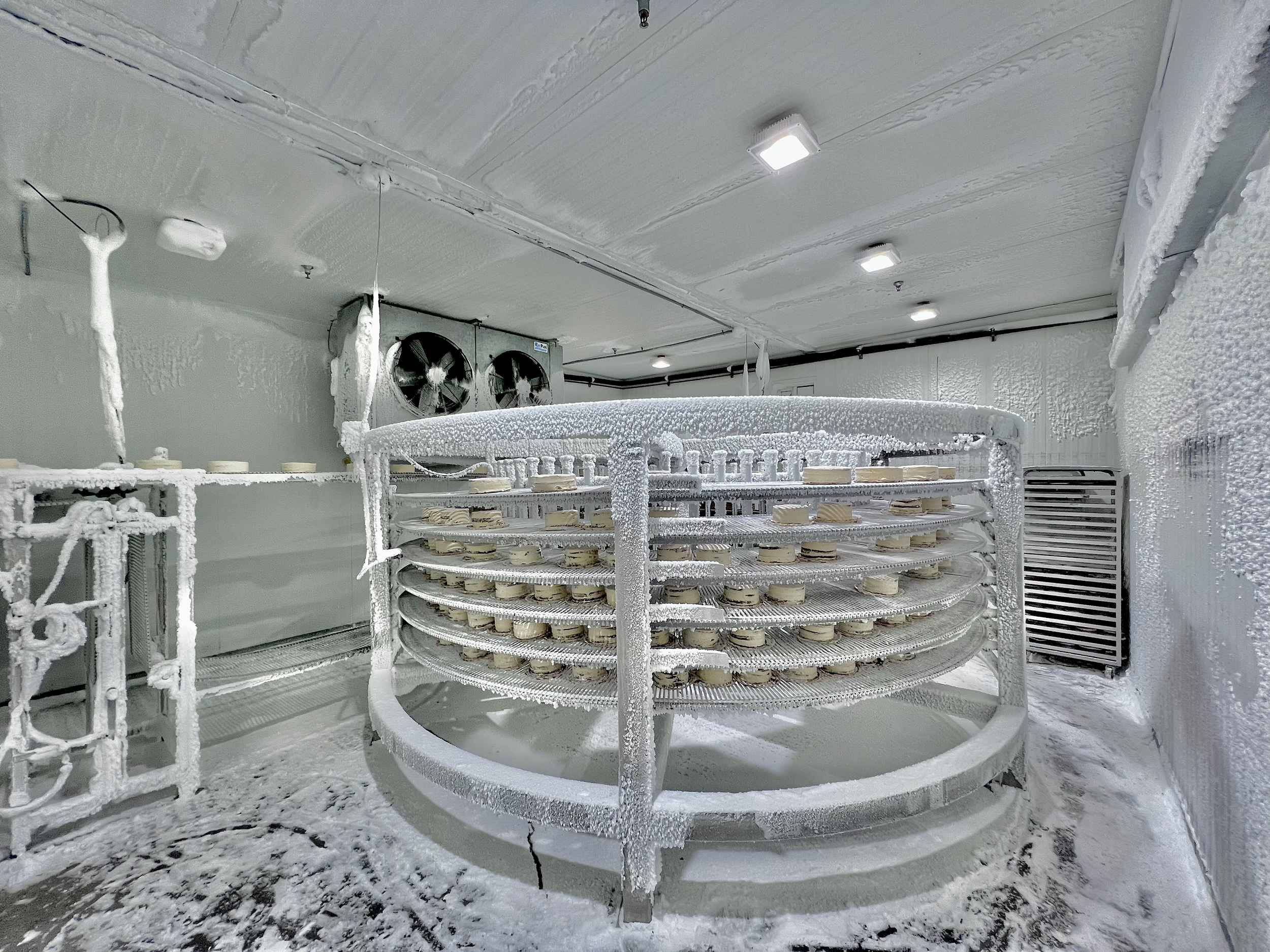 Walk-in blast freezer installation by Cold Systems for a wholesale bakery in Markham, ensuring fresh-frozen quality.