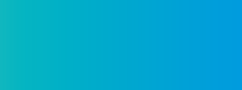 Gradient background transitioning from blue to teal.