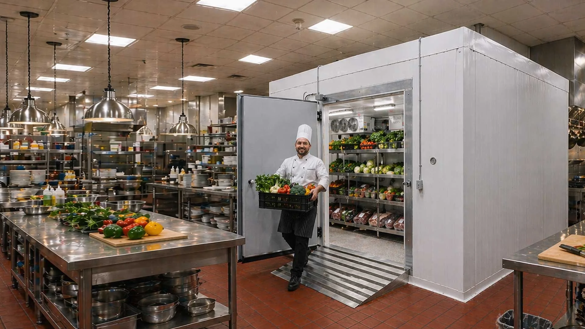 Custom build walk in refrigeration cooler for restaurant in toronto | cold systems