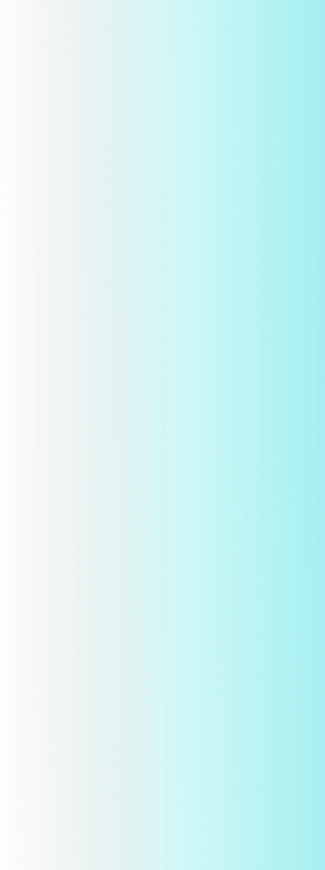 A vertical gradient background transitioning from black on the left to bright cyan on the right.