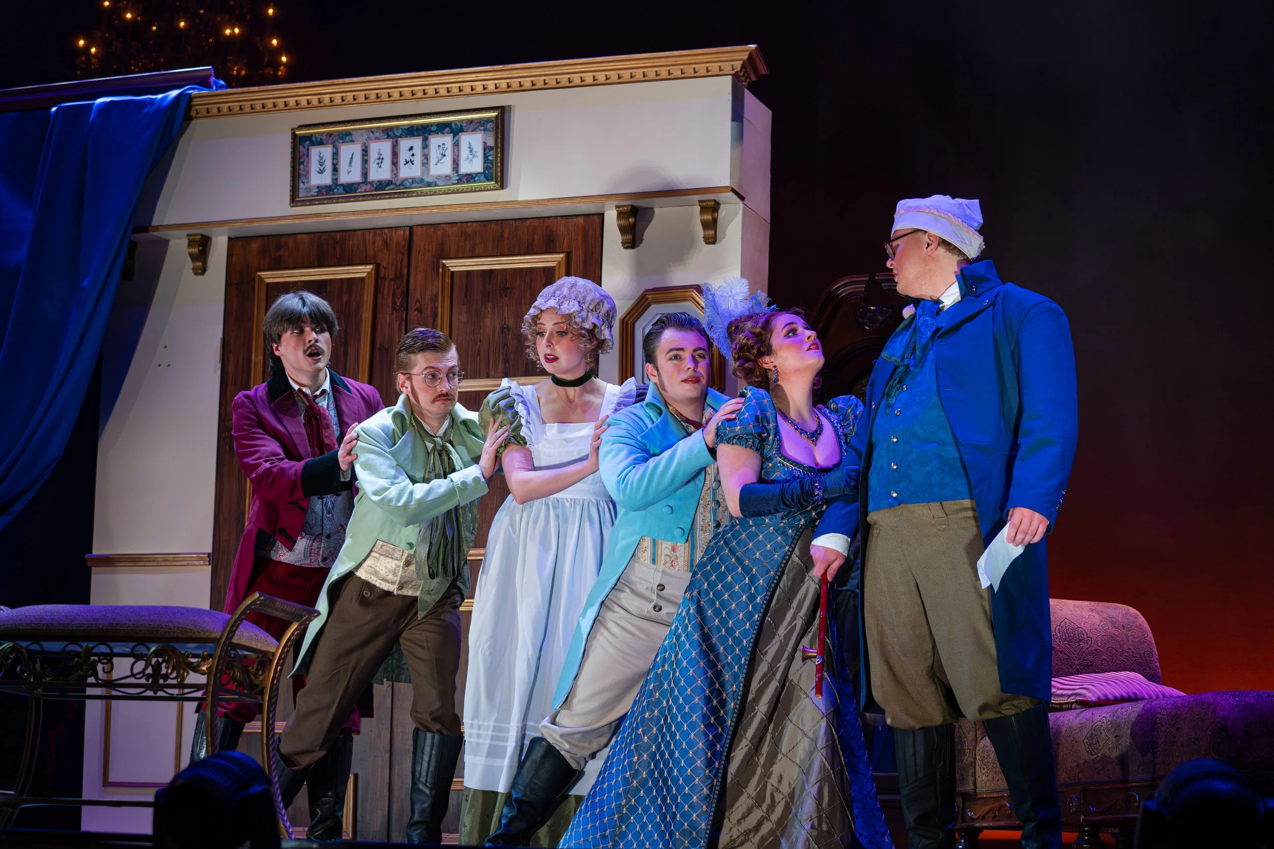 "La cambiale di matrimonio"
Gioachino Rossini

University of Tennessee Knoxville
November 2025
Stage Director: James Kenon Mitchell
Music Director/Conductor: Kevin Class
Photography: Austin Orr