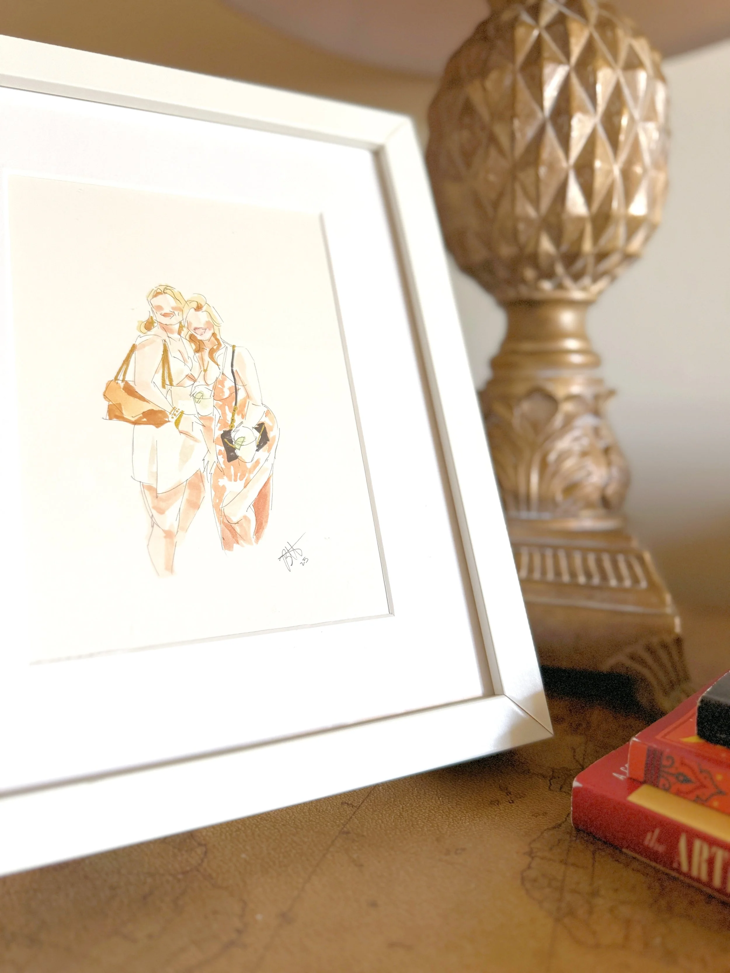 Watercolor Guest Portrait Package