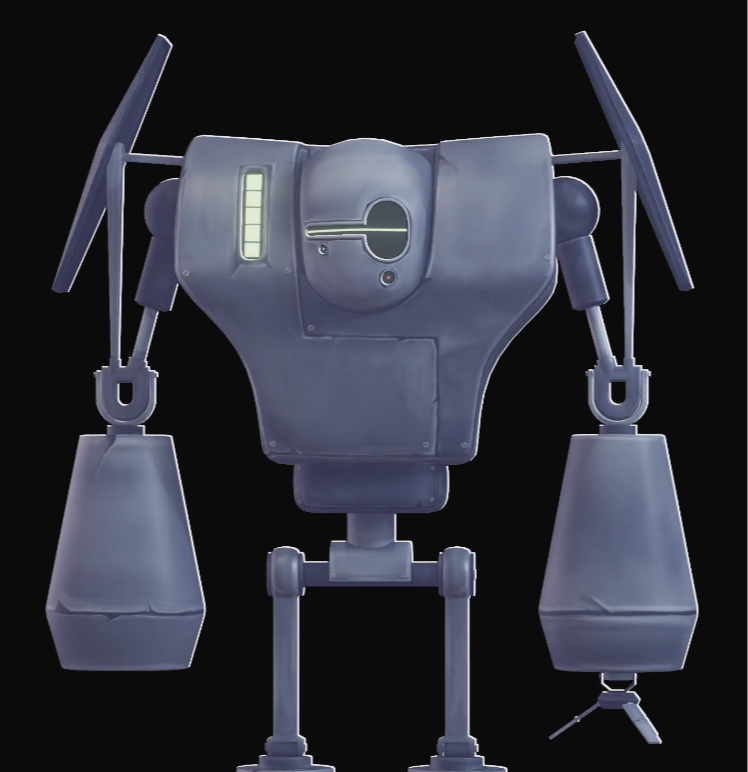 BFA ROBOT HAND PAINTED TEXTURES