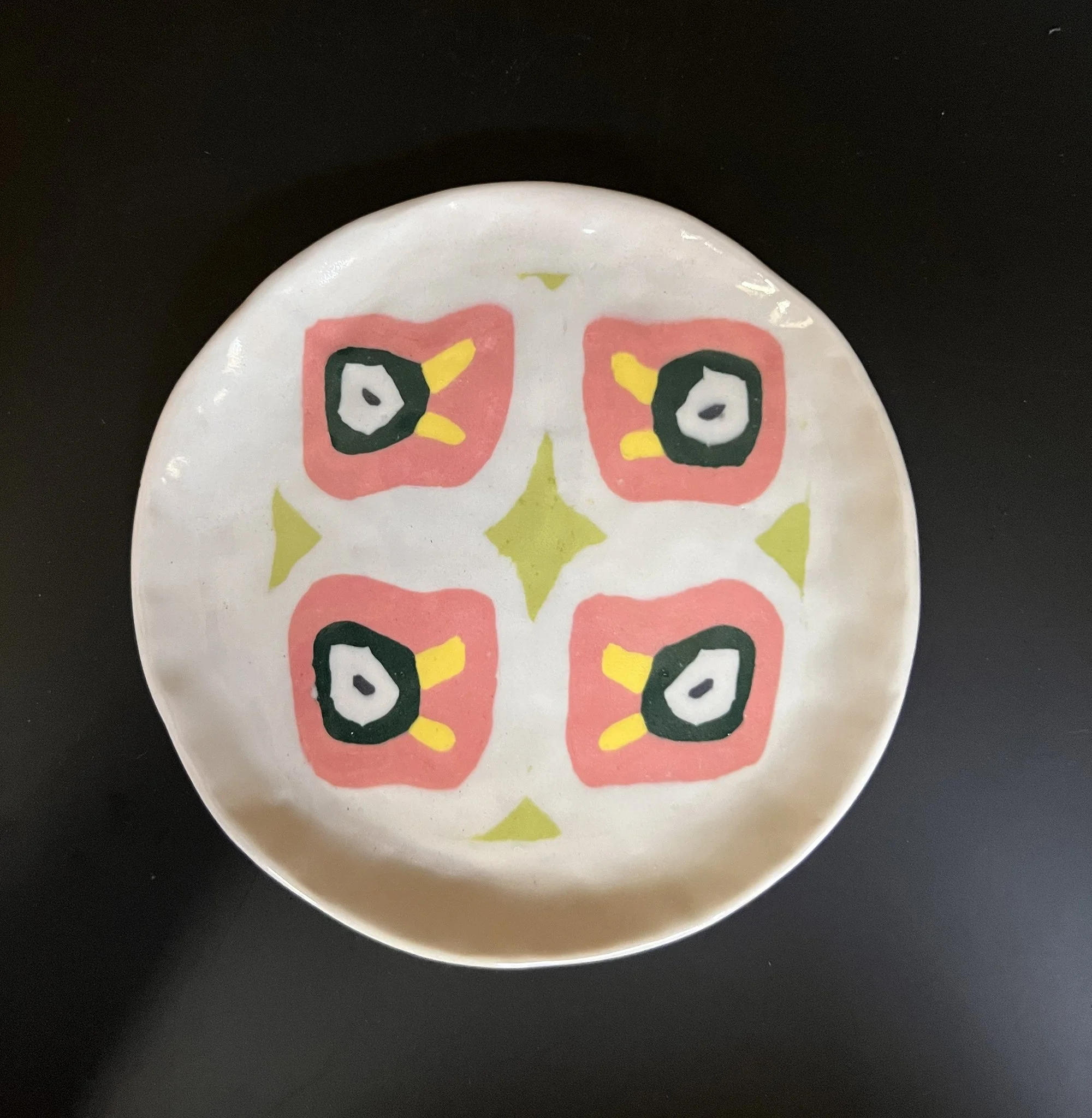 Gossip Birds Nerikomi Dish