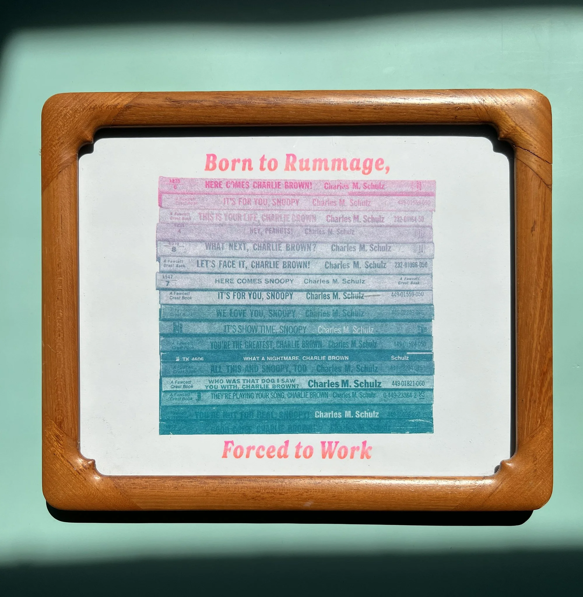 Born to Rummage, Forced to Work