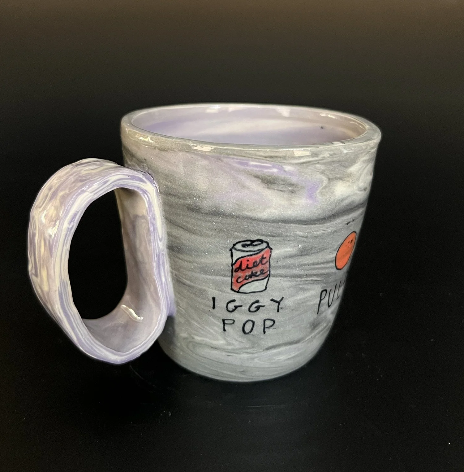 Mix Tape Mug: Iggy Pop Drinks Diet Coke, Right?