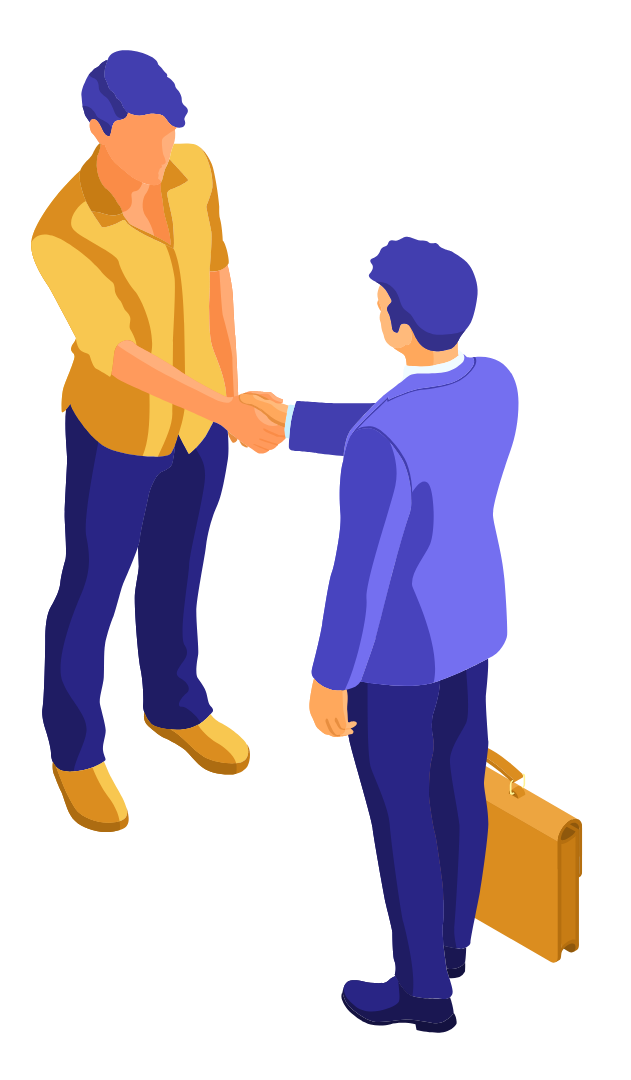 Two business professionals shaking hands, symbolizing partnership, trust, collaboration, and successful business agreements for brands and companies.