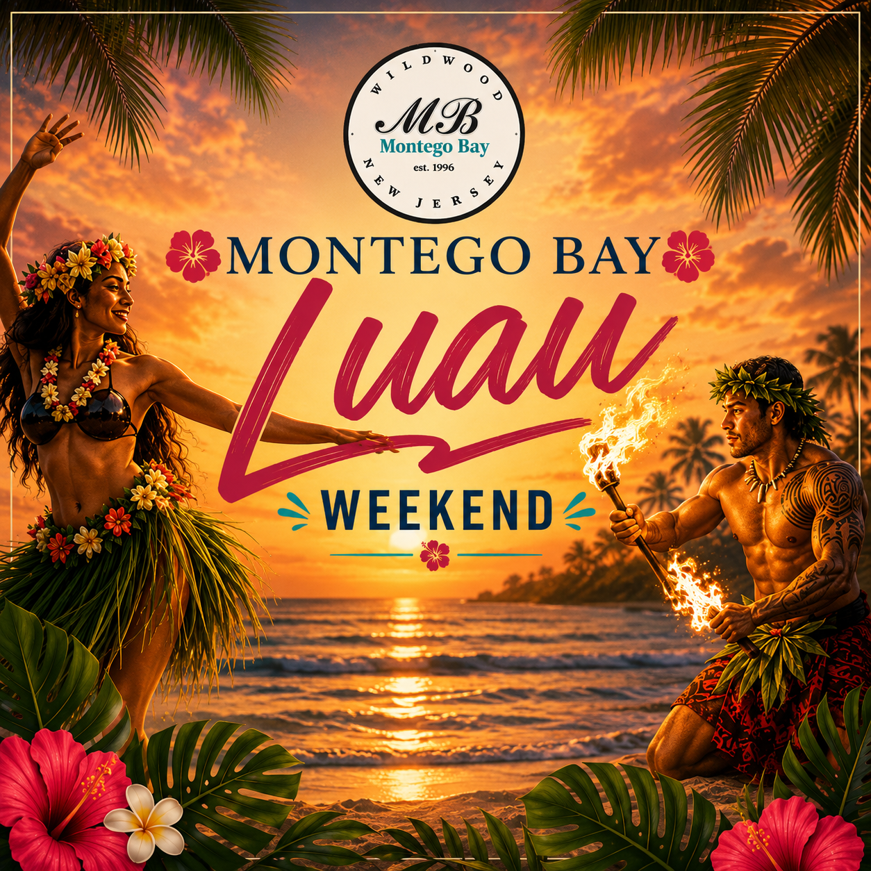 Hawaiian Luau Weekend at Montego Bay Resort