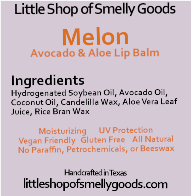 Melon Lip Balm - Avocado & Aloe