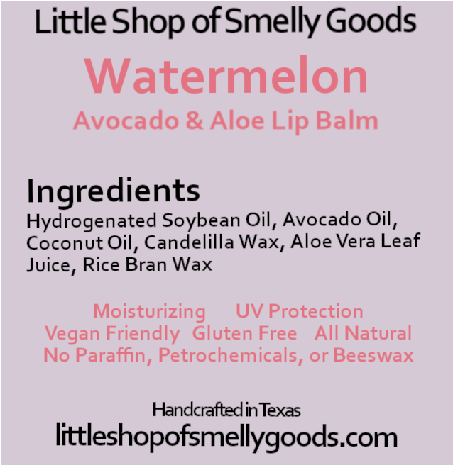 Watermelon Lip Balm - Avocado & Aloe