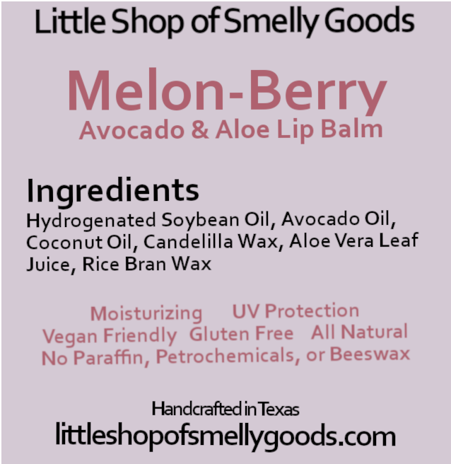 Melon-Berry Lip Balm -  Avocado & Aloe