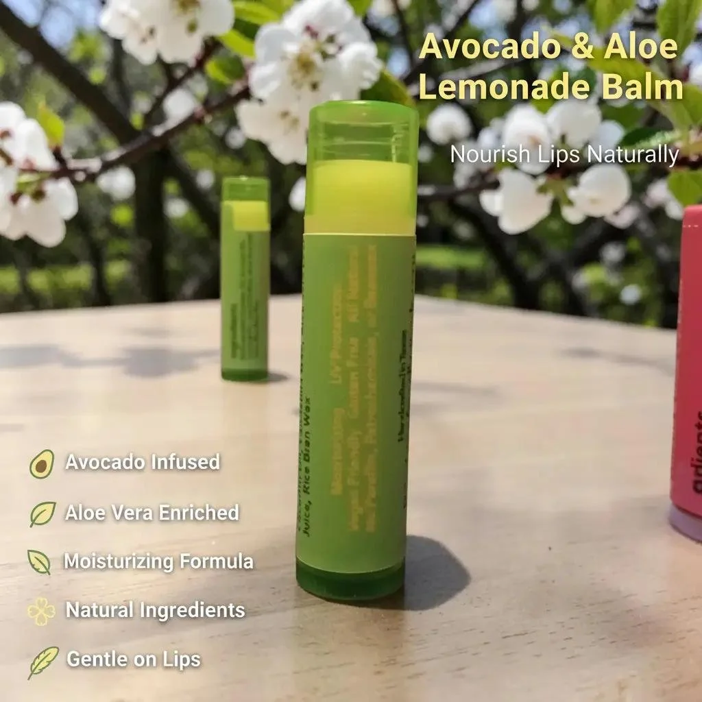 Lemonade Lip Balm-Avocado and Aloe