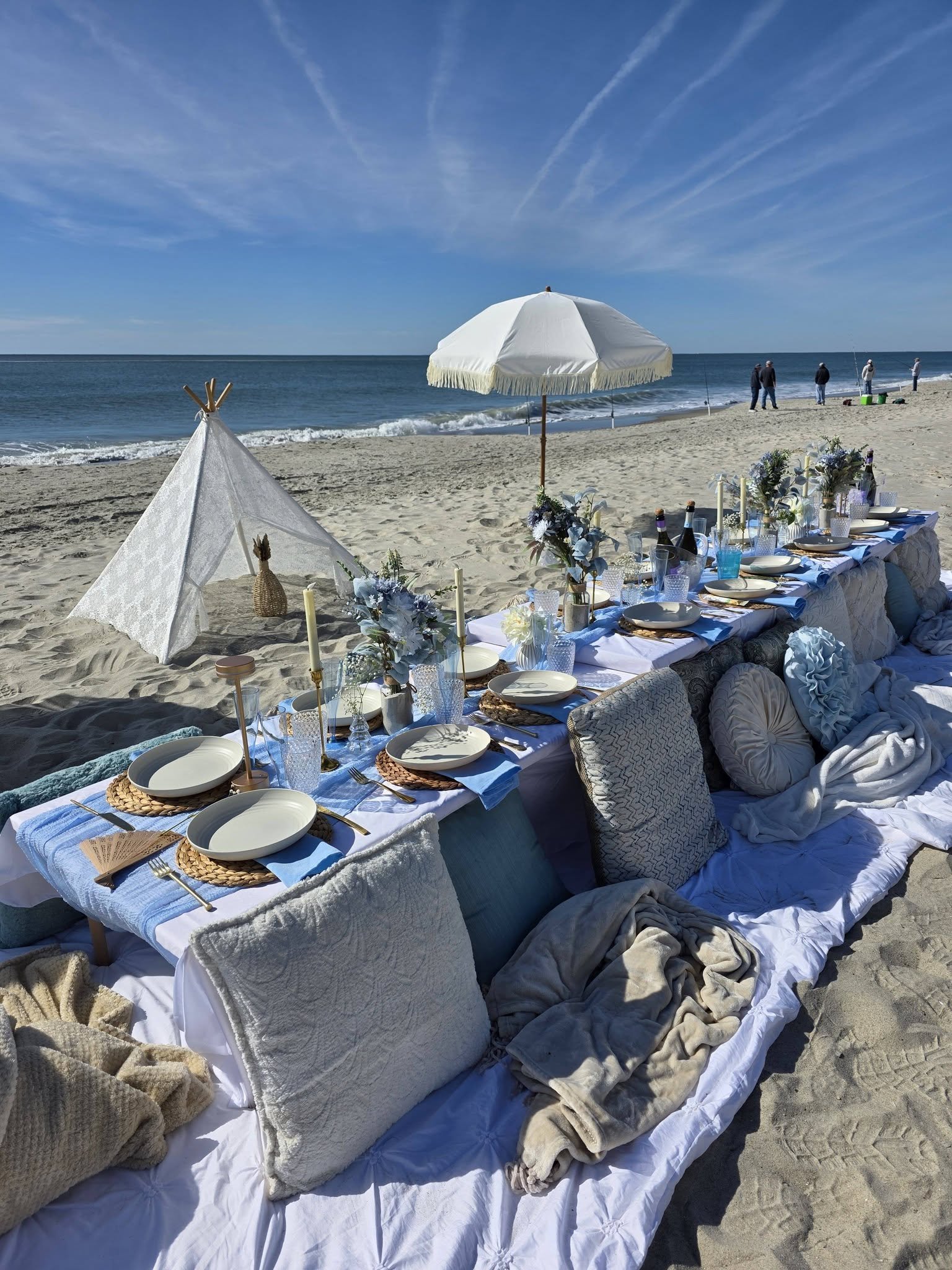 Coastal picnic wilmington luxury beach picnics