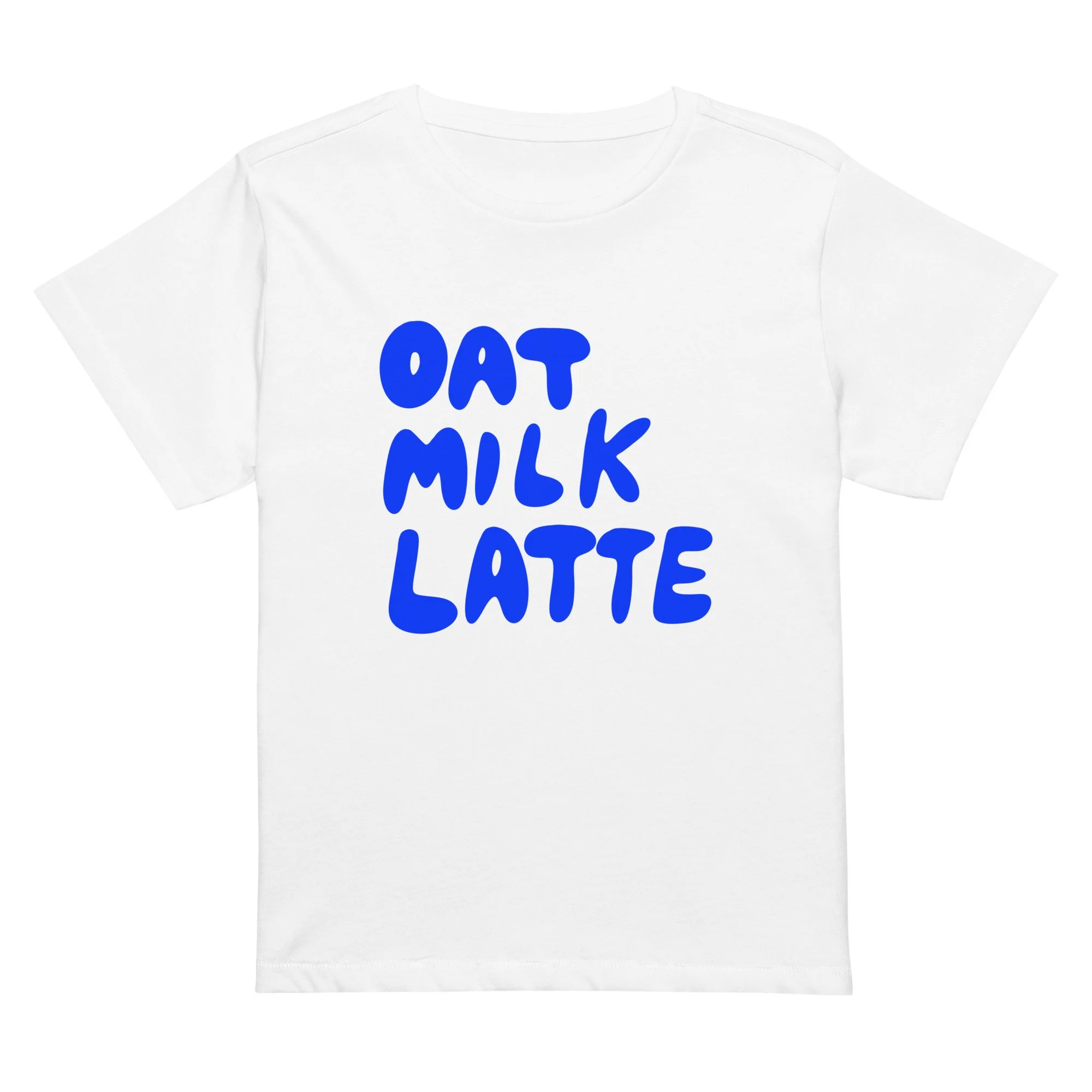 Oat Milk Latte - Women’s high-waisted t-shirt