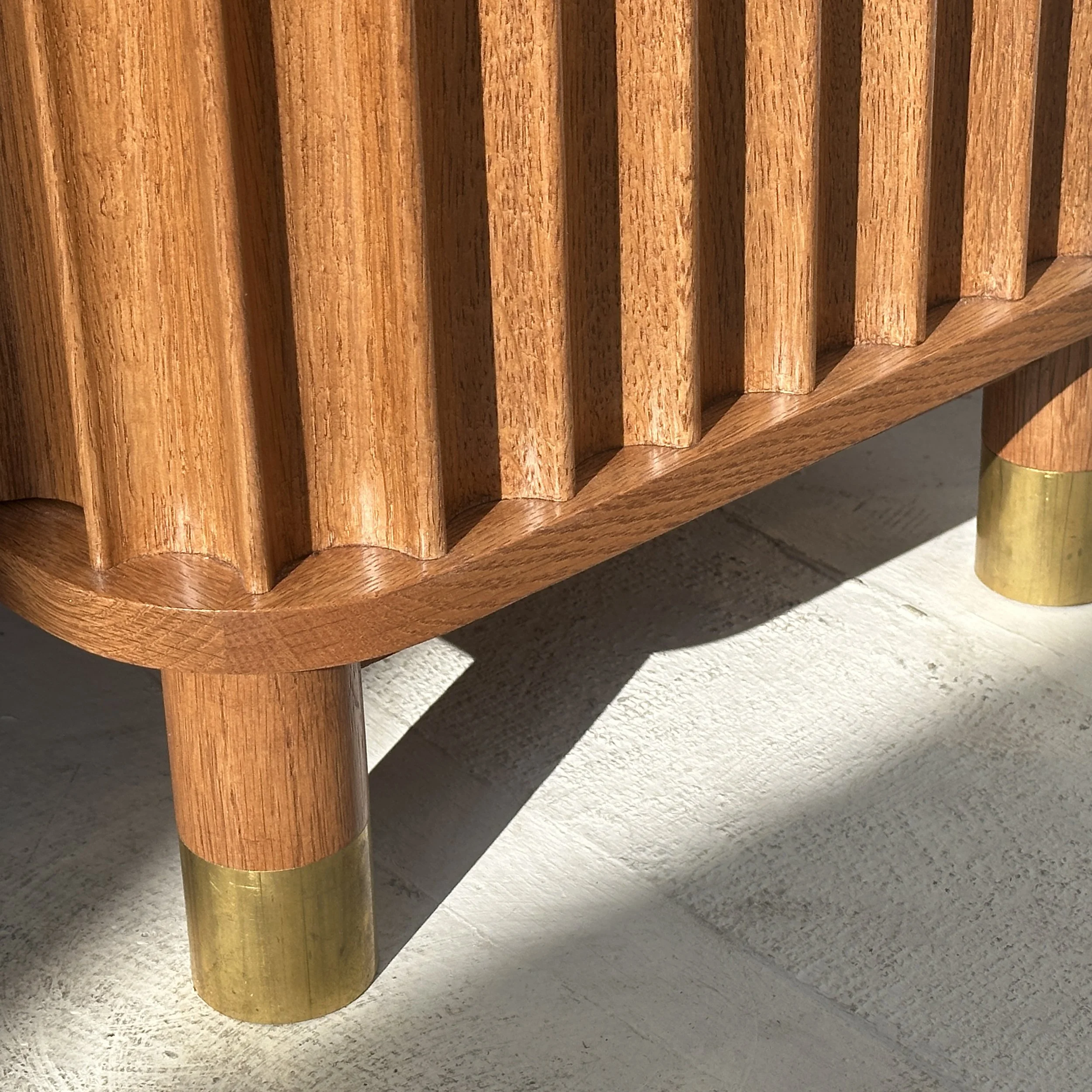 The-Balconet-Sideboard-solid-white-oak-fluted-Verdi-Alpi-marble-brass-feet-turned-custom-hand-crafted-wood-stained.jpg