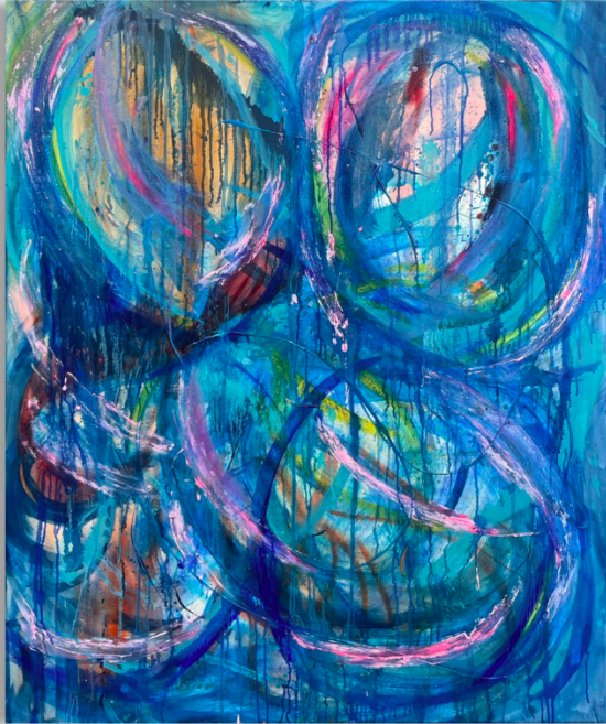 I AM READY - Óleo y acrílico sobre lienzo
120 × 100 cm