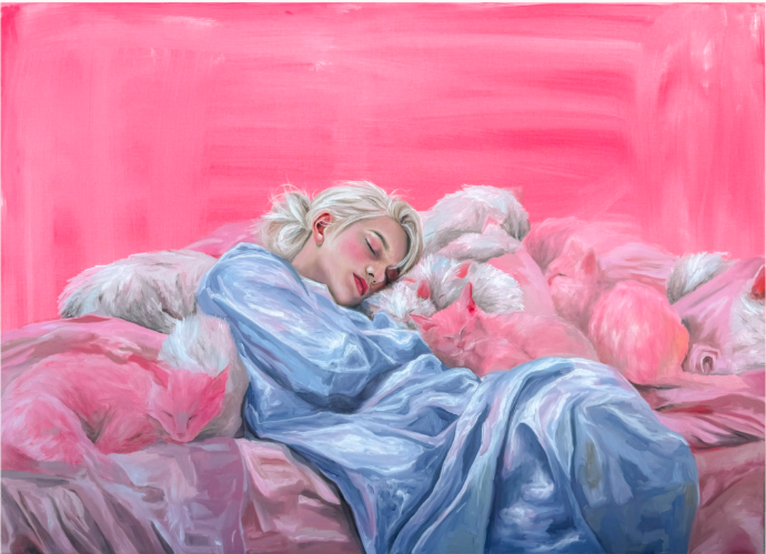 INMERSED - Óleo sobre lino, 2026
127 × 91,4 cm