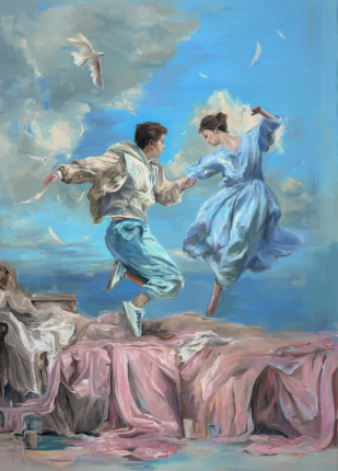 UNTAMED III - Óleo sobre lino, 2026
91,4 × 127 cm