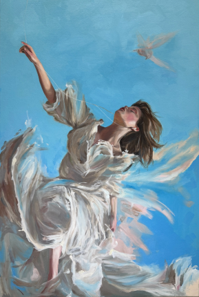 UNTAMED - Óleo sobre lino, 2026
91,4 × 61 cm
