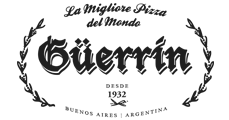 Güerrín logo with stylized text and decorative elements