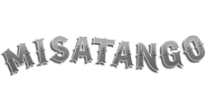 The word 'MISATANGO' in stylized, three-dimensional gray text with a shadow effect.