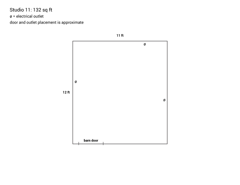 Studio 11 - occupied