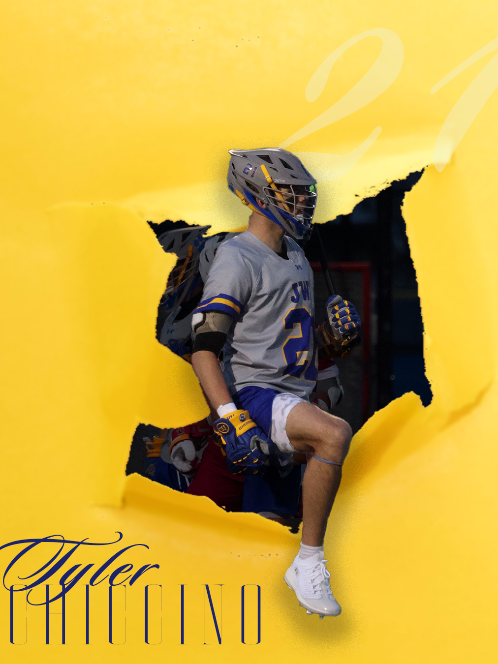 Johnson & Wales Men's Lacrosse 
(Photographed by Marley Nicini)