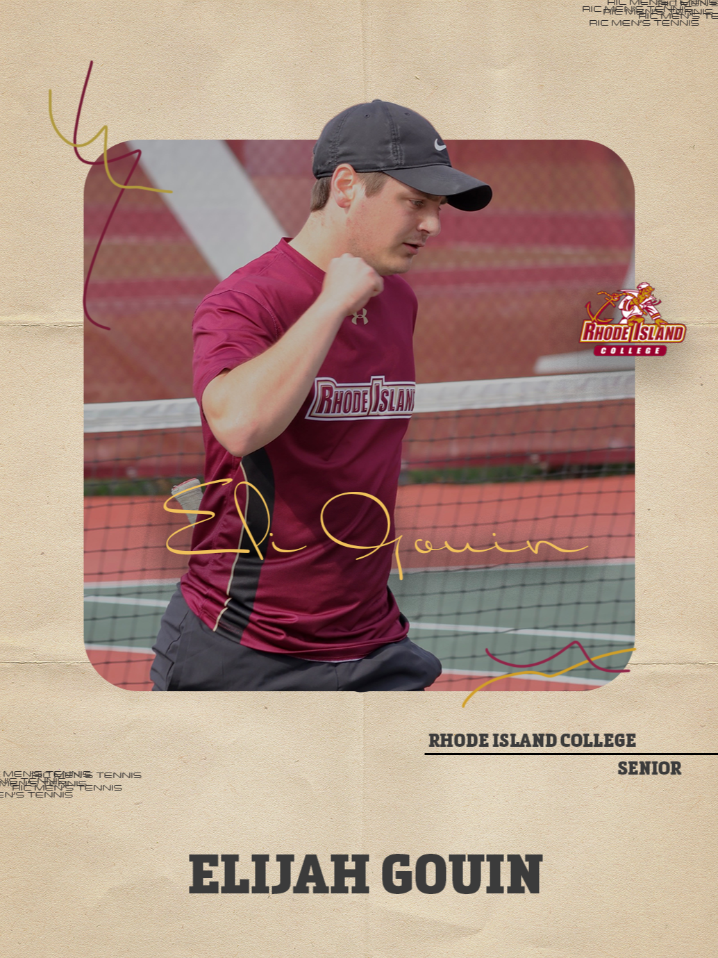 Rhode Island College Men's Tennis
(Photographed by Marley Nicini)